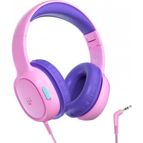 Tronsmart KH01 Wired Headphones for Kids, Safe - Pink