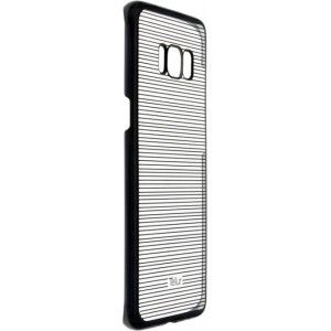 Tellur Cover Hard Case for Samsung Galaxy S8 Plus, Horizontal Stripes black