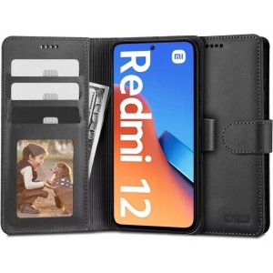 4Kom.pl Wallet flip case for Xiaomi Redmi 12 Black