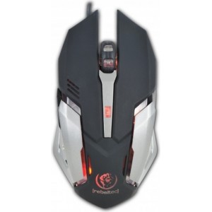 Rebeltec wired set: LED keyboard + mouse for INTERCEPTOR players