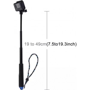 Puluz Selfie Stick for action cameras PZ150 (black)