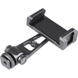 Puluz Swivel phone holder Puluz with universal 1/4 mount (black)