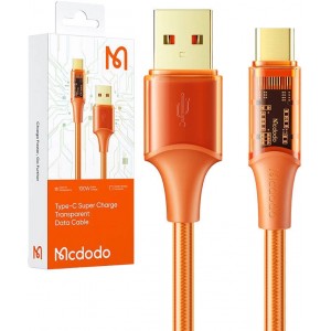 Mcdodo Cable USB-C  Mcdodo CA-3150, 6A, 1.8m (orange)