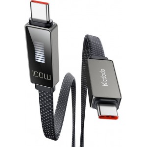 Mcdodo Cable Mcdodo CA-4470 USB-C to USB-C with display 100W 1.2m (black)