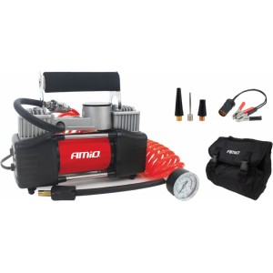 Amio Car Air compressor 2cylinder 12V HQ Acomp-04