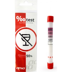 Drive Safety Disposable breath alcohol tester kit, certified