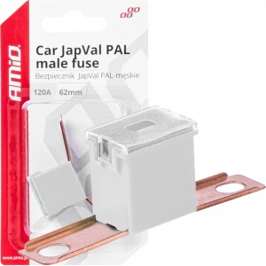 Amio Car JapVal PAL male fuses 62mm 120A AMIO-03434