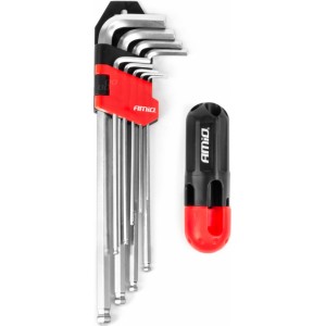 Amio Imbus hex keys CRV 9pcs AMIO-04303