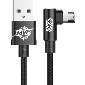 Baseus MVP Elbow angled double-sided micro USB cable 2m Black