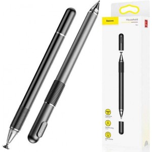 Baseus Household Pen Black 2-in-1 precise pen for screens