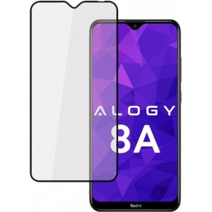 Alogy Glass Full Glue case friendly for Xiaomi Redmi 8A Black