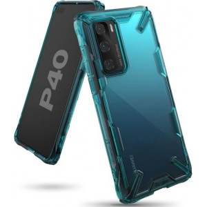 Ringke Etui Ringke Fusion X do Huawei P40 Turquoise Green