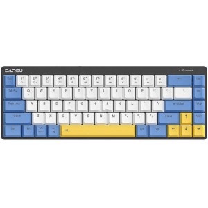 Dareu EK868 Bluetooth wireless mechanical keyboard (white-blue-yellow)