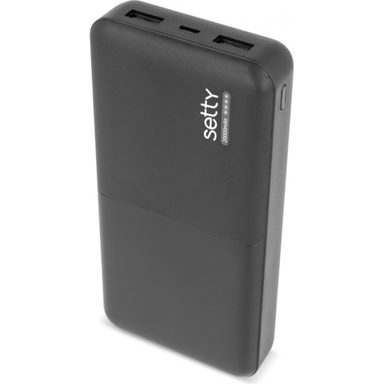 Setty power bank 20000 mAh SPB-20 black