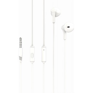 XO wired earphones EP39 jack 3,5mm white