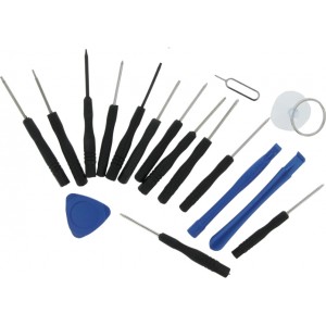 Set of 17 tools for opening phones / tablet / laptop / iPhone