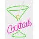 Neon PLEXI LED COCKTAILS pink green FPNE02X Forever Light