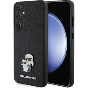 Karl Lagerfeld case for Samsung Galaxy S24 Plus KLHCS24MPSAKCMPK black HC SAFFIANO KC PIN