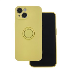 Telforceone Finger Grip case for Samsung Galaxy A34 5G yellow