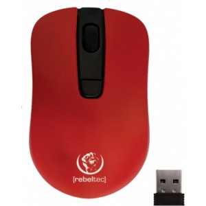 Rebeltec wireless mouse STAR red