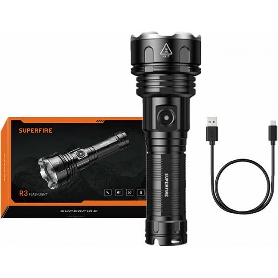 Superfire flashlight R3 P90, 2000lm, USB