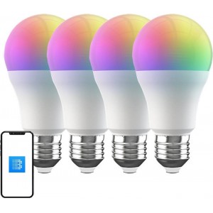 Broadlink Smart BLU LED RGB Broadlink LB4E27 bulb (4-pack)