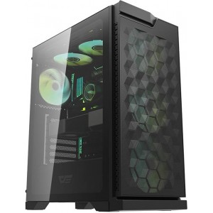 Darkflash DK361 computer case (black) + 4 RGB fans