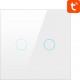 Avatto Smart Light Switch ZigBee Avatto ZTS02-EU-W2 2 Way TUYA (white)