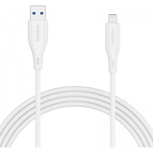 Ricomm USB-A to Lightning Cable Ricomm RLS007ALW 2.1m