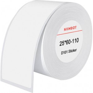 Niimbot Thermal labels Niimbot stickers 25x60 mm, 110 pcs (White)