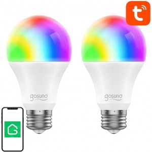 Gosund Smart Bulb WiFi RGB LED Gosund WB4-2 E27 (2-pack) Tuya