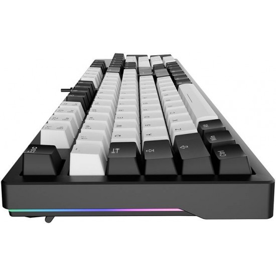 Dareu EK104 Mechanical Keyboard Red Switch White-Black