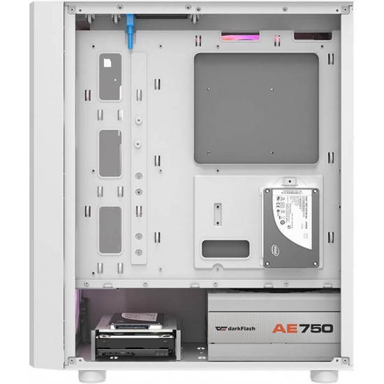 Darkflash DK360 computer case (white) + 3 ARGB fans