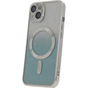 Telforceone S.a. Glitter Chrome Mag case for iPhone 15 Plus 6,7" silver gradient