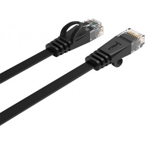 Orico RJ45 Cat.6 Flat Ethernet Network Cable 1m (Black)