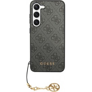 Cg Mobile Sas Guess case for Samsung Galaxy S24 Ultra S928 GUHCS24LGF4GGR black hardcase 4G Charms Collection