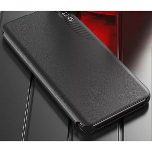 4Kom.pl Smart View Flip Case for Xiaomi Redmi Note 12 5G / Poco X5 5G Black