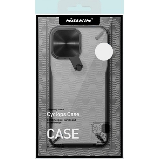 Nillkin Cyclops Case durable case with camera cover and foldable stand iPhone 13 Pro black