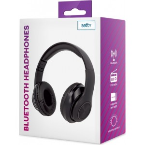 Setty Bluetooth headphones with radio black