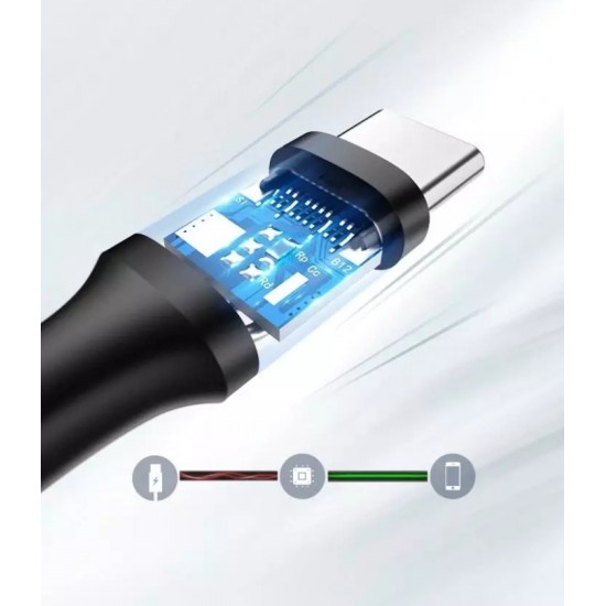 Ugreen cable USB - USB Type C 2 A 0.5 m black (60115)