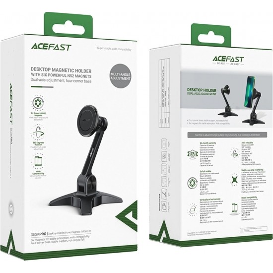 Acefast stand stand magnetic phone holder black (E11)