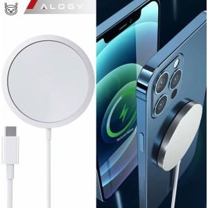 Alogy Wireless Charger for MagSafe 20W for iPhone 12/13/14/ PRO/ MAX/ MINI White