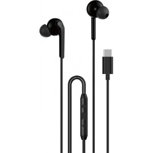 Dudao X3C+ Wired USB-C In-Ear Headphones 1.2m - Black