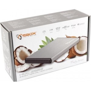 Sbox HDC-2562W 2.5 External HDD Case Coconut White