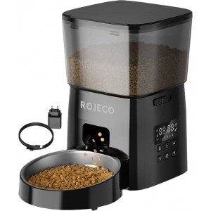 Rojeco 2L Automatic Pet Feeder Button Version