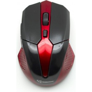 Sbox WM-9017BR Wireless Optical Mouse Black/Red