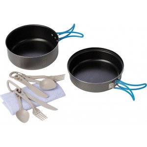 Meva Tourist tableware and cutlery SET for 2 people.