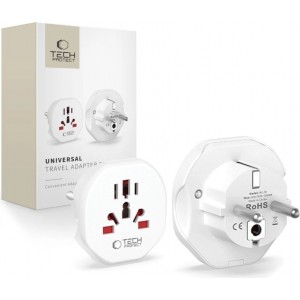 Tech-Protect Przejściówka / adapter Tech-Protect Universal Travel Adapter na EU - biała