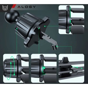 Alogy Car phone holder, window, grille, cockpit, dashboard, car, car, for 7