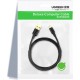 Ugreen 5 pin gold-plated USB cable - mini USB 0.25m black (US132)